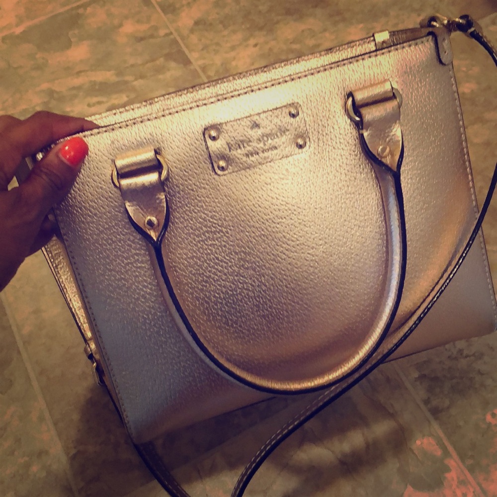 Gorgeous Gold Kate Spade Purse W/Matching Wallet